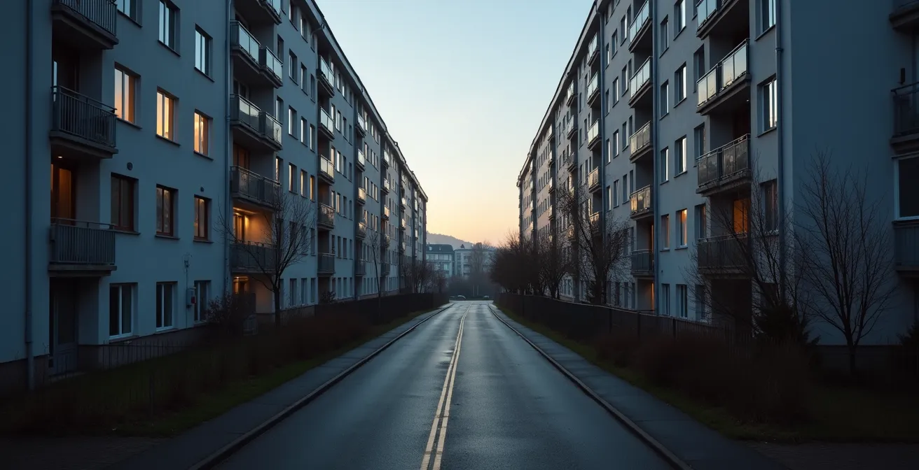 Wohngebäude in deutscher C-Lage mit unterschiedlichen Vermietungsstatus