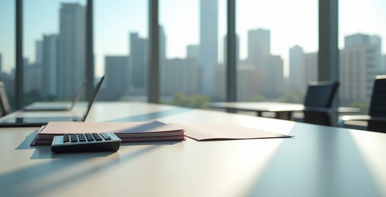 Professionelle Finanzplanungs-Unterlagen für Bankgespräch