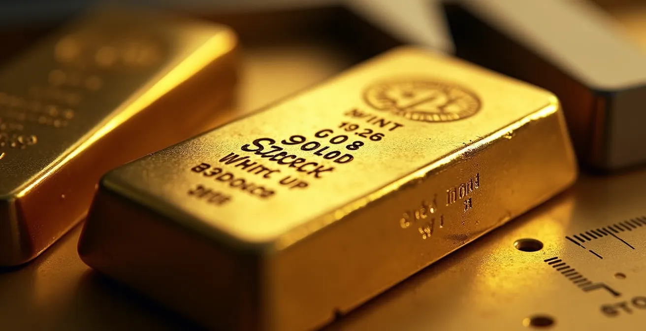 Echtheitsprüfung von Goldbarren mit Dichtetest und Feinwaage