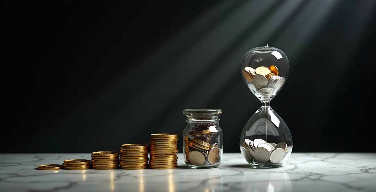 Visualisierung des Steuervergleichs zwischen Gewinnthesaurierung und Kreditaufnahme für eine GmbH