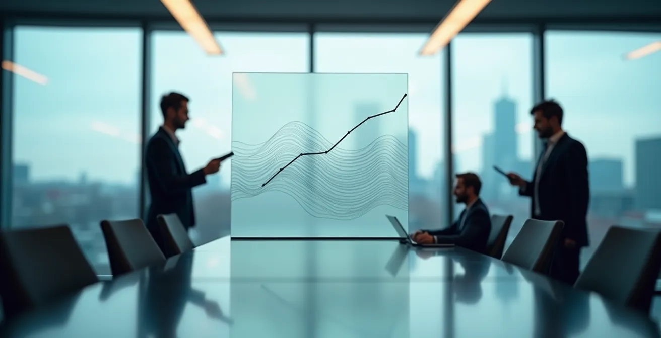 Visuelle Darstellung eines Stresstests bei 30% Umsatzrückgang