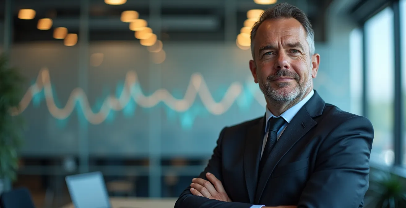 Visualisierung unrealistischer Wachstumsprognosen für deutsche Investoren