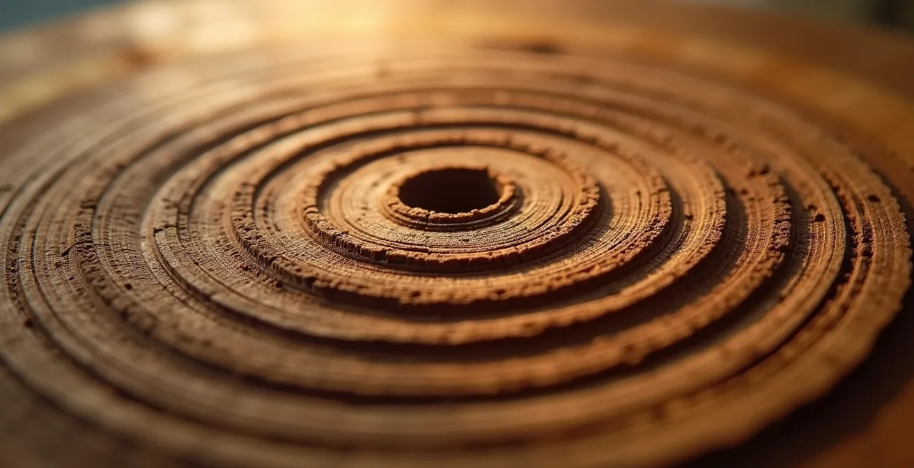 Makroaufnahme von Wachstumsindikatoren und Wertsteigerungselementen